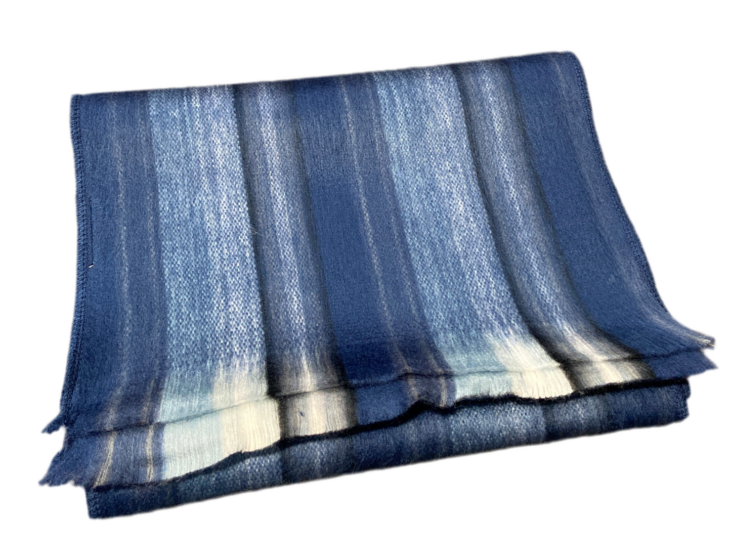 Luna Scarf - Ultra Soft Alpaca Blend - blue
