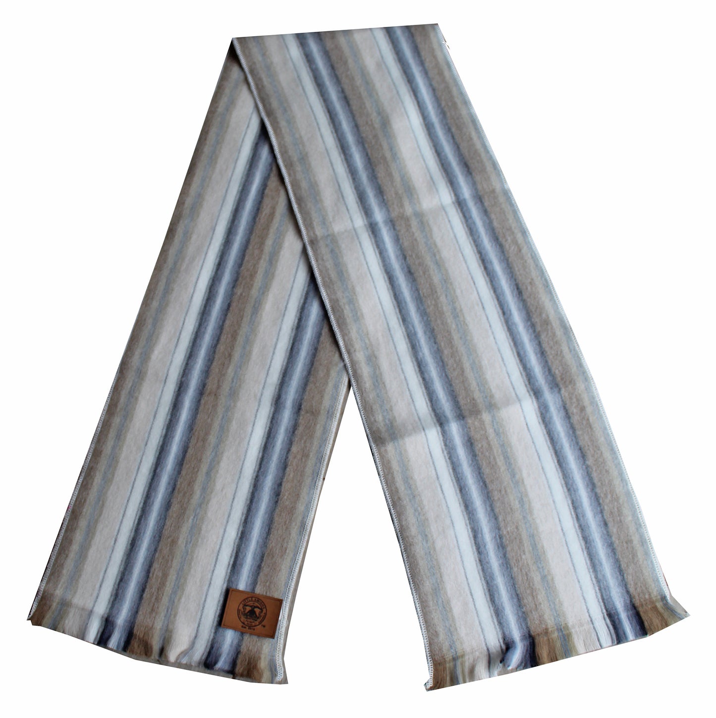 Luna Scarf - Ultra Soft Alpaca Blend - Striped