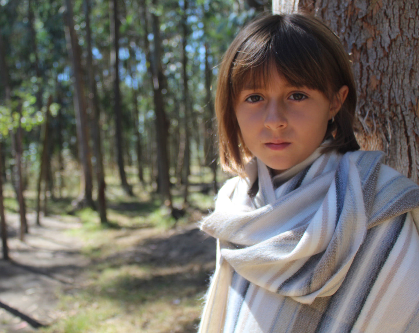 Luna Scarf - Ultra Soft Alpaca Blend - Striped