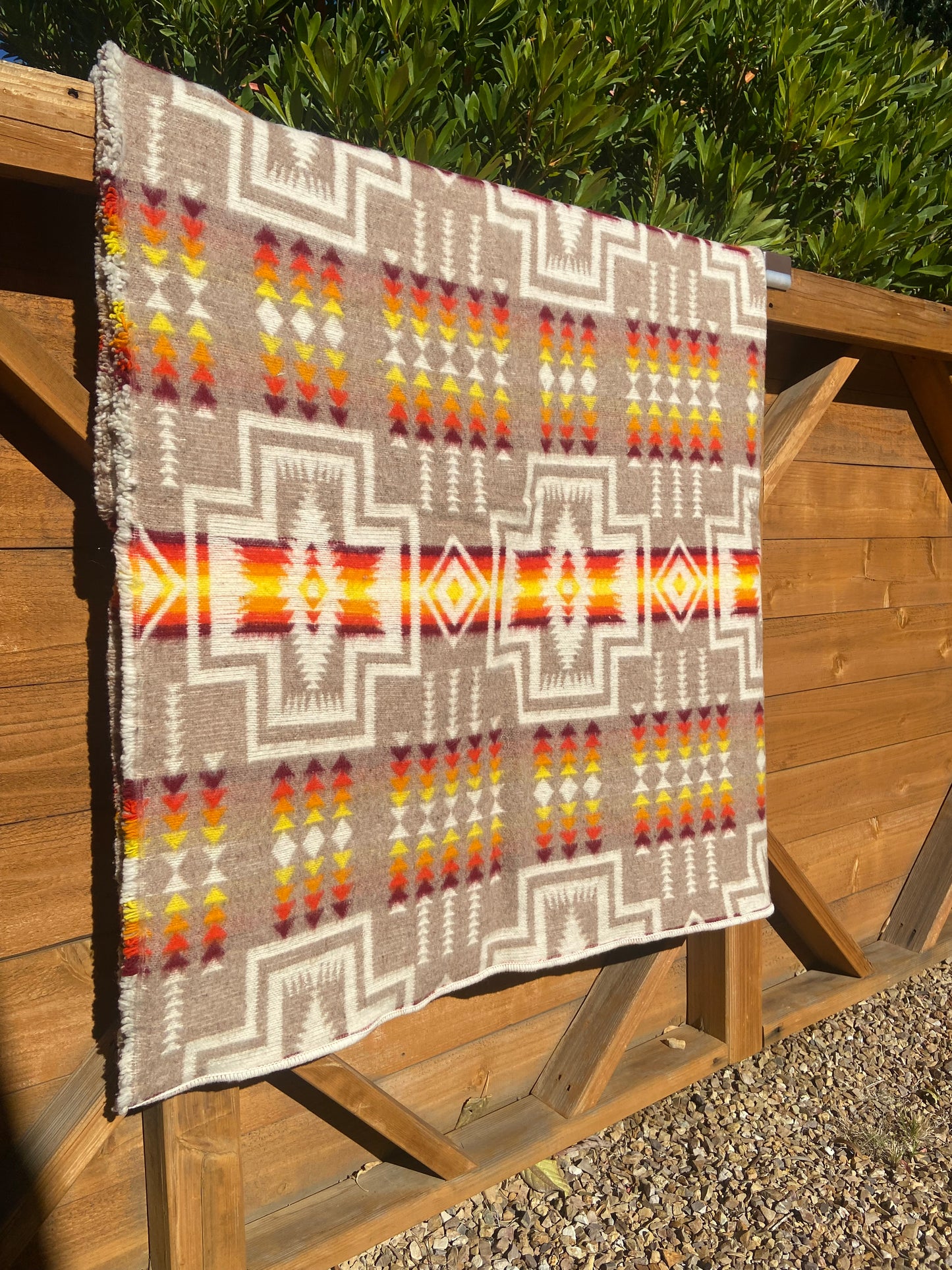 Cotacachi Fire 100% Wool Blanket