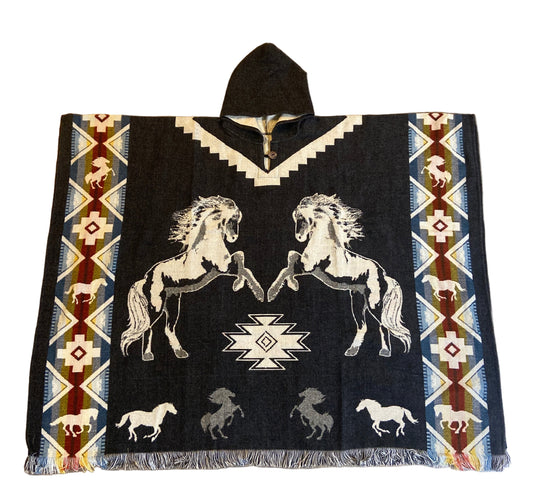 Wild Horses Poncho