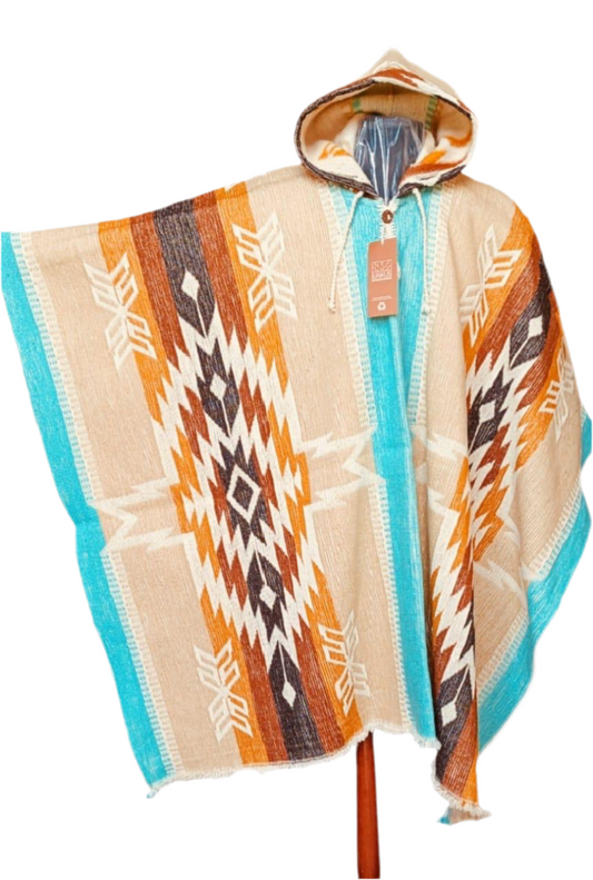 Cotacachi 100% Wool Premium Edition Poncho