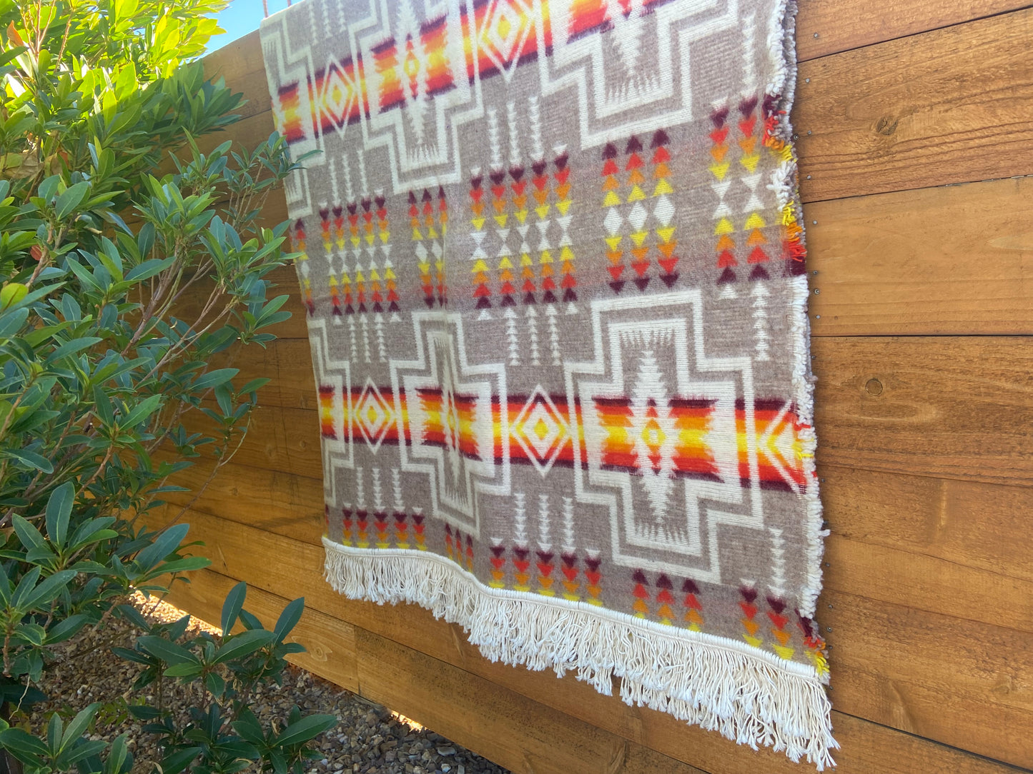 Cotacachi Fire 100% Wool Blanket