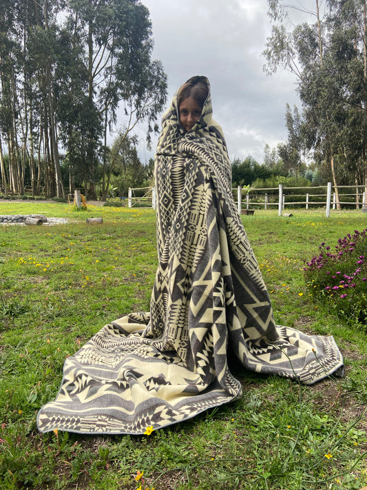 Andean Winter Large Blanket