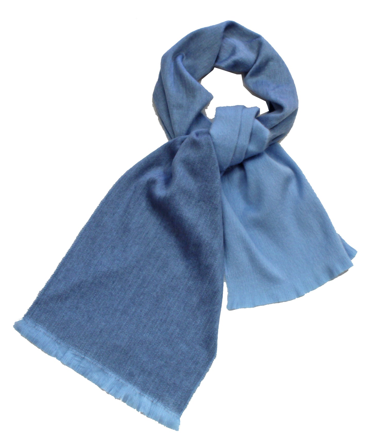 Luna Scarf - Ultra Soft Alpaca Blend - Azul