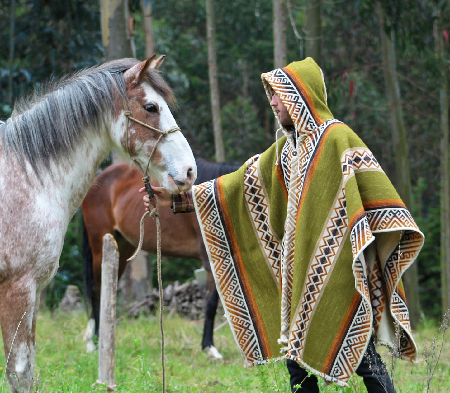 Cotacachi 100% Wool Premium Edition Poncho